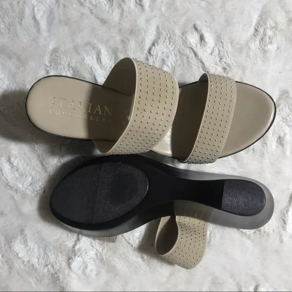 Italian ShoeMakers Wedge Heel Sandal 8 1/2M - Picture 10 of 10